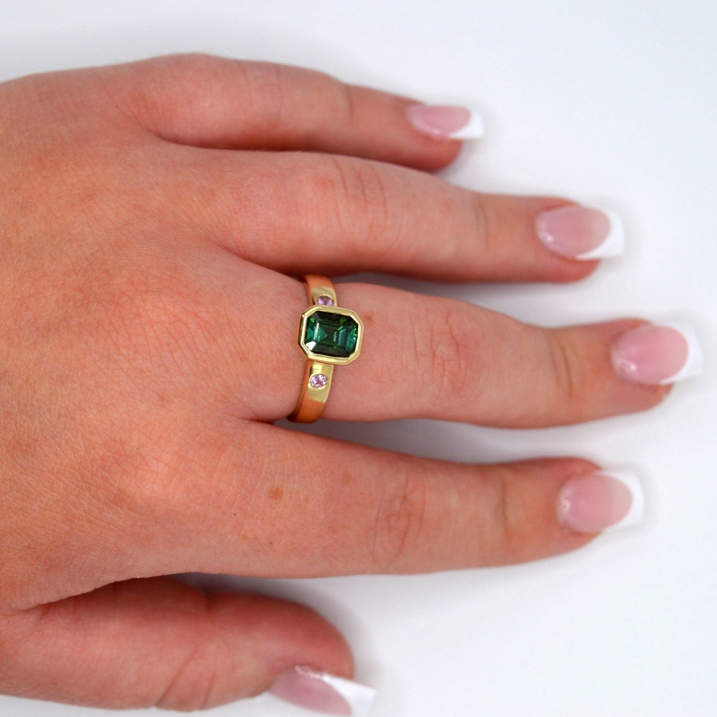Empress Ring | Handmade 9ct Gold Tourmaline Ring