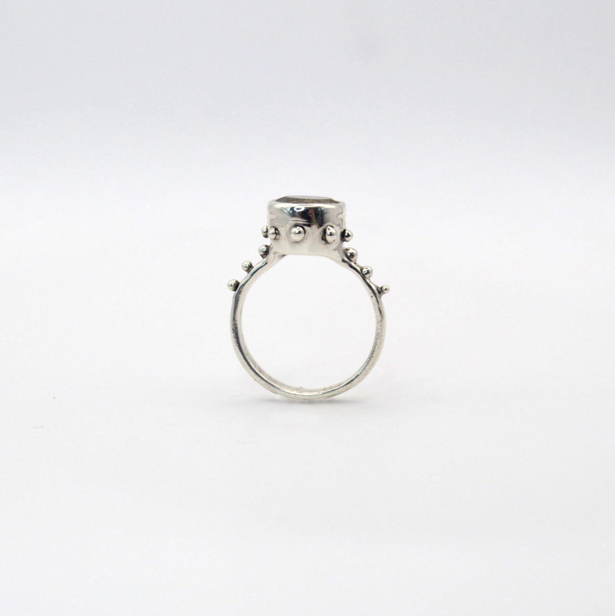 Camelot Ring | Gold & Silver Handcrafted Lemon Quartz Ring