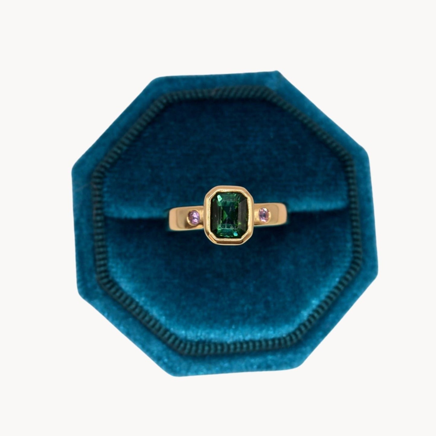 Empress Ring | Handmade 9ct Gold Tourmaline Ring