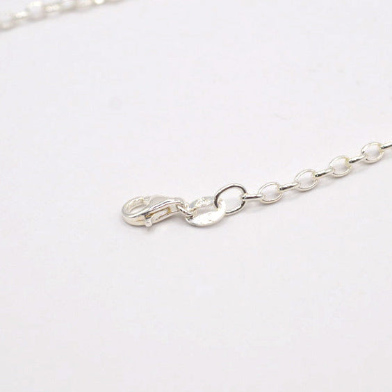 Oval Belcher Chain Necklace