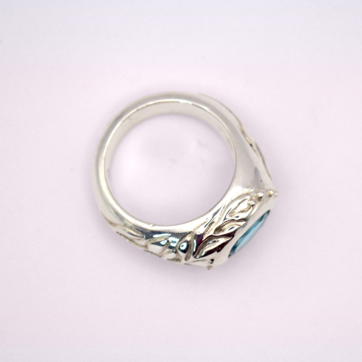 Thalassa Ring | Sterling Silver & Blue Topaz