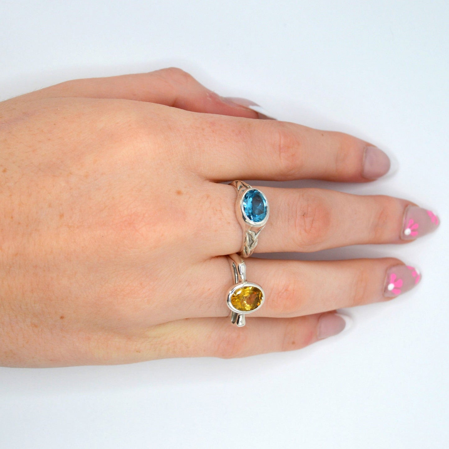 Azure Ring | Sterling Silver & Sky Blue Topaz Ring