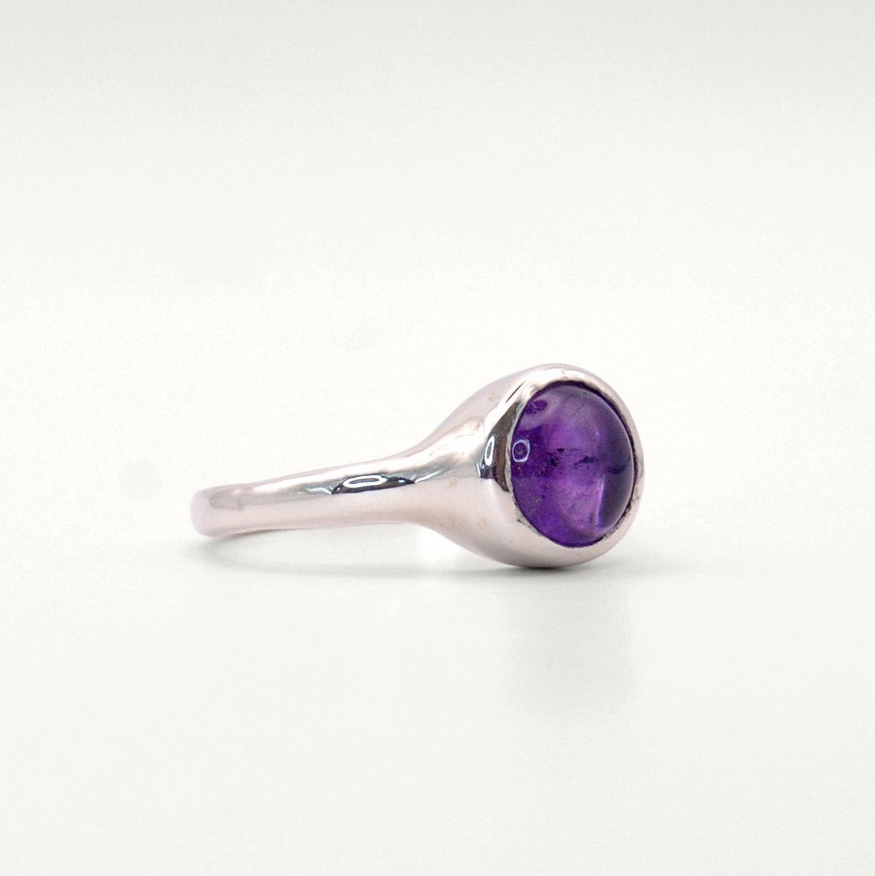 Artemis Ring | Celestial African Amethyst Sterling Silver Ring