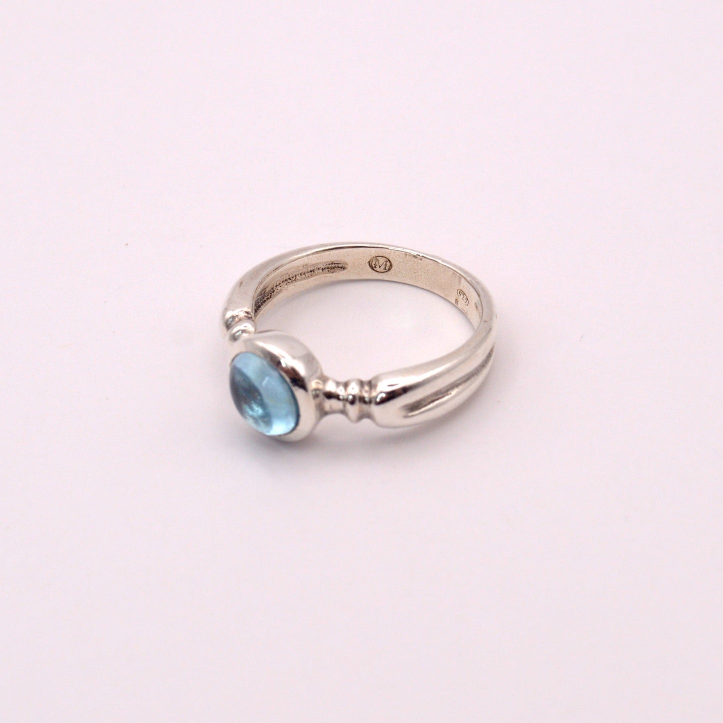Astrid Ring | Sterling Silver & Gold Topaz Ring