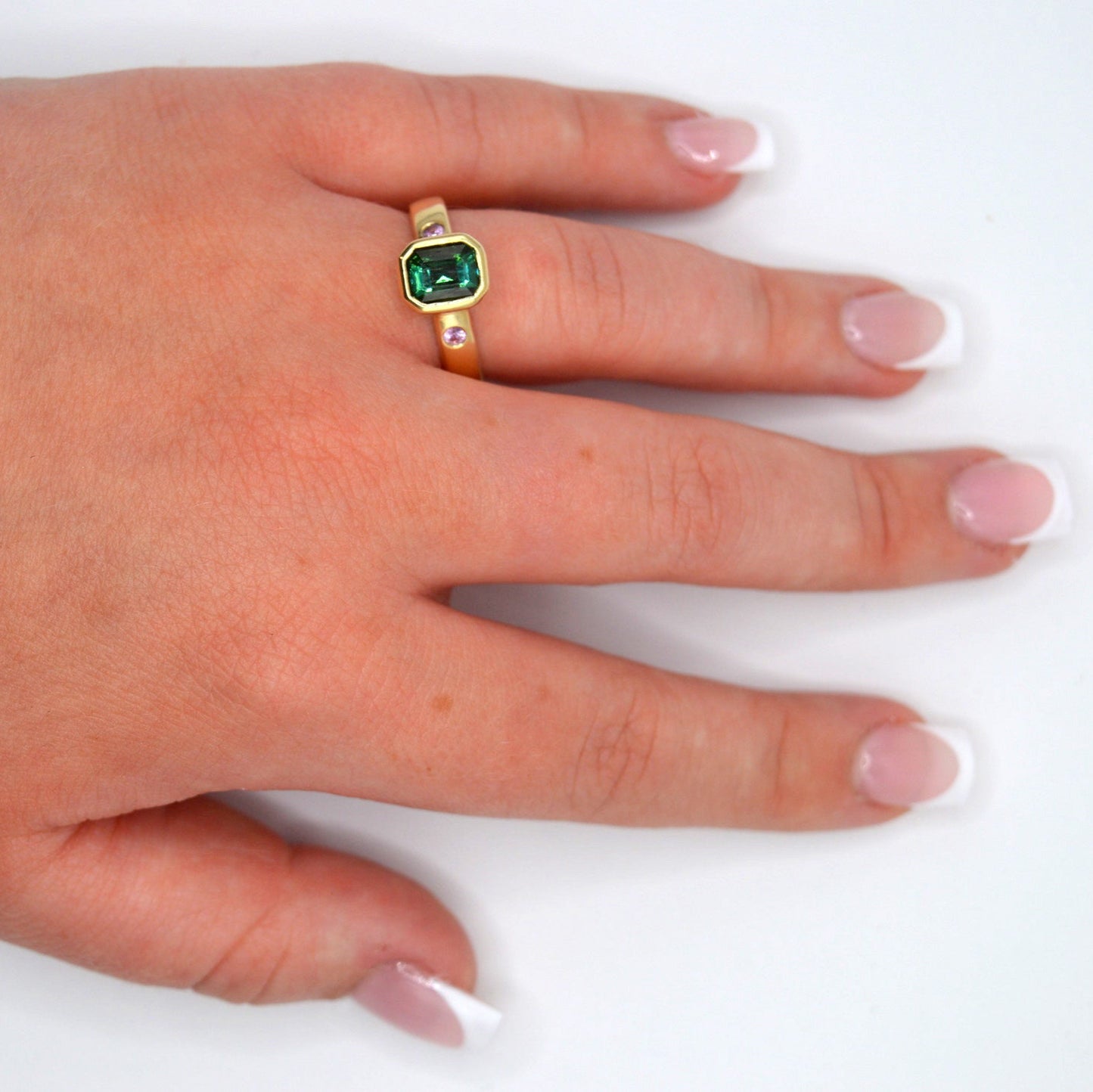 Empress Ring | Handmade 9ct Gold Tourmaline Ring