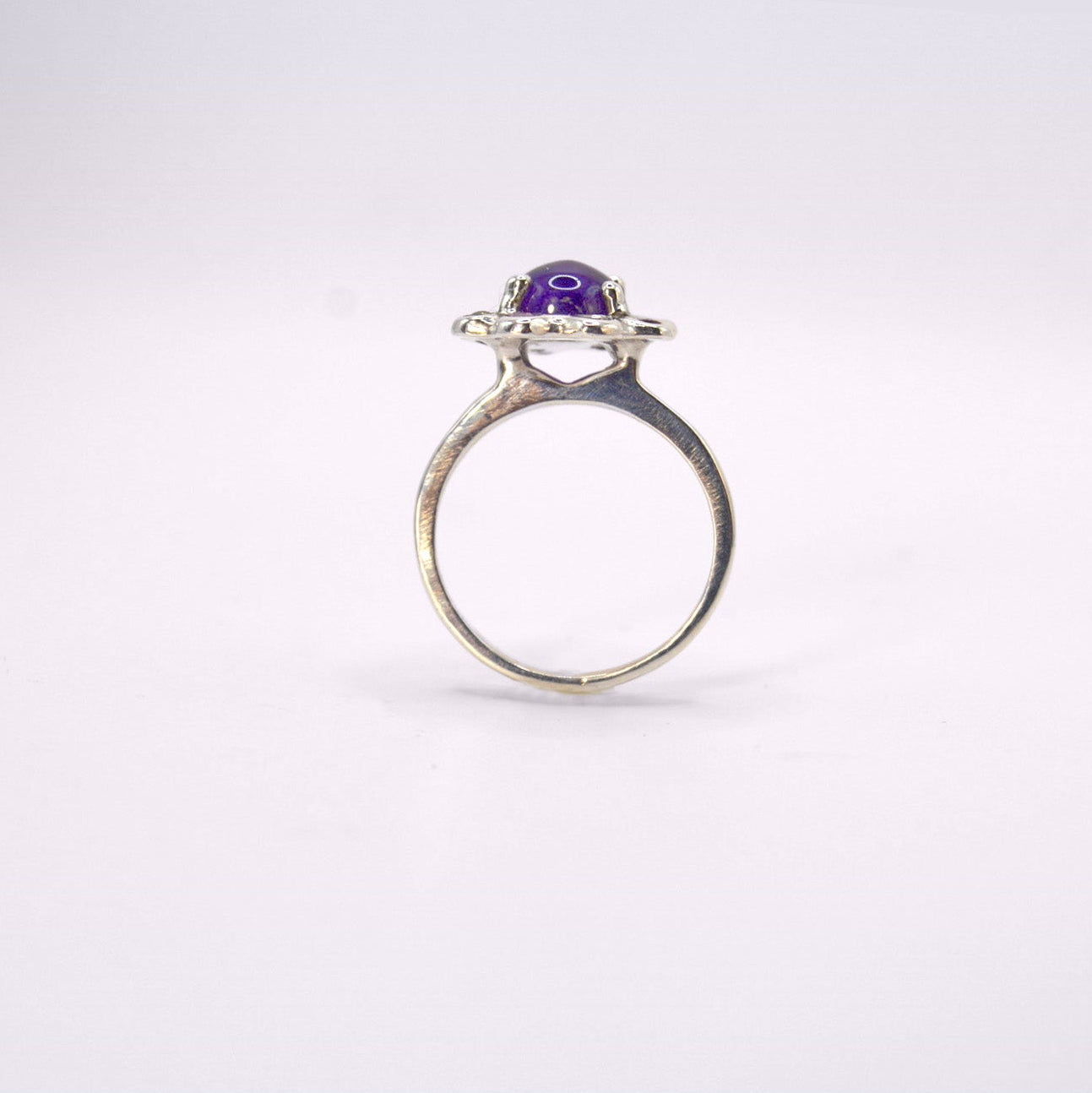 Avalon Ring | Deep African Amethyst & Sapphire Ring