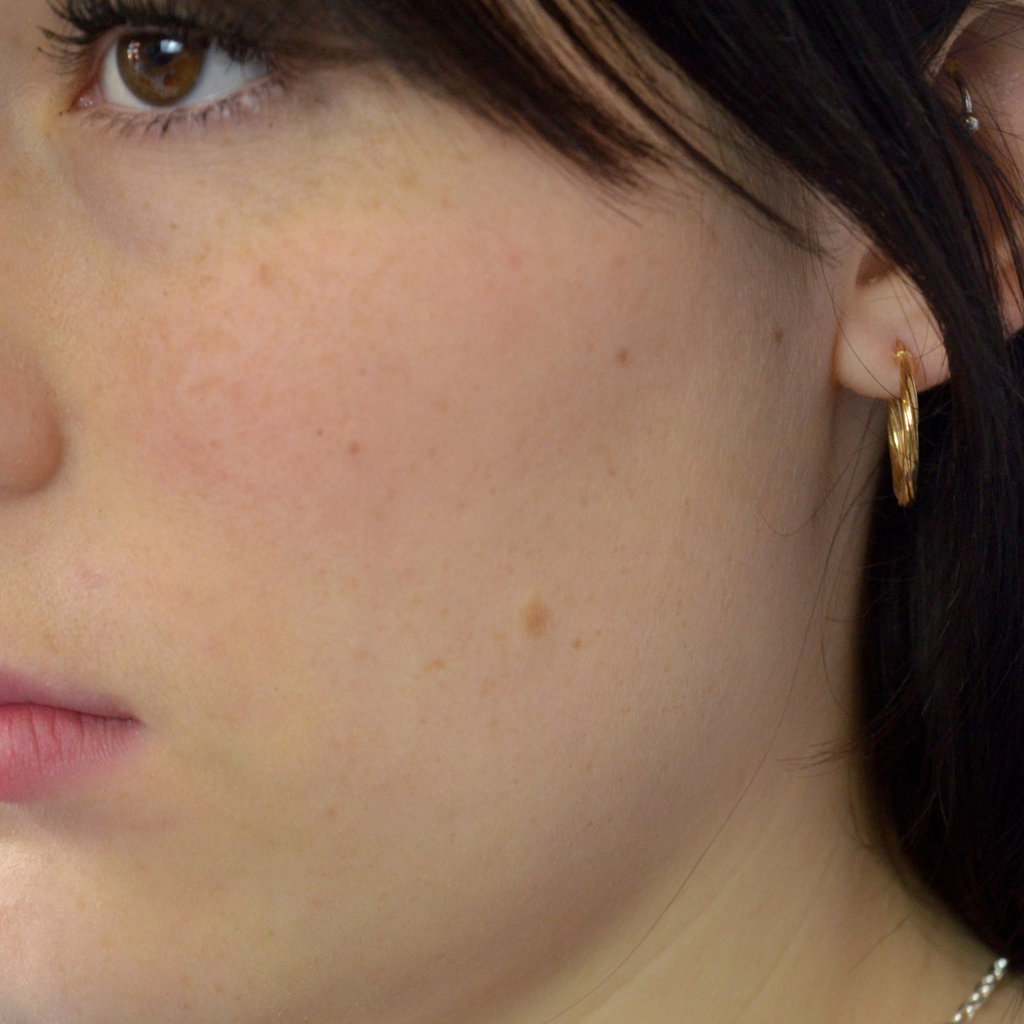 Italian 9ct Gold Hoop Earrings