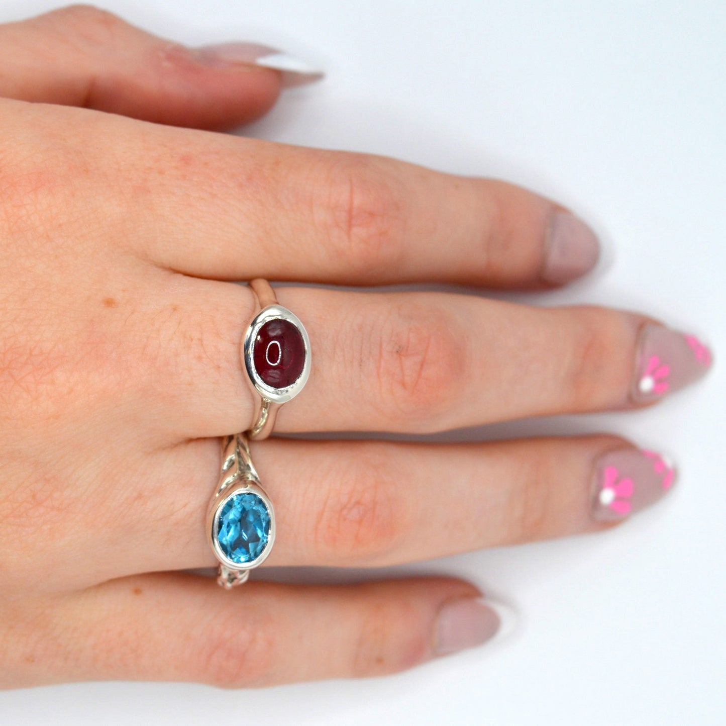 Azure Ring | Sterling Silver & Sky Blue Topaz Ring