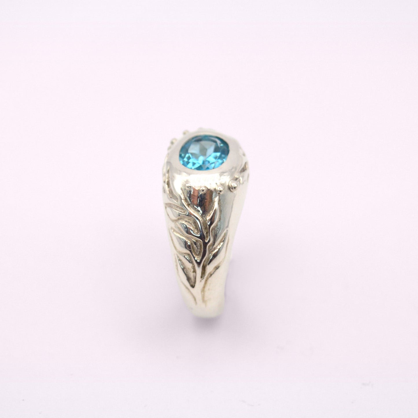 Thalassa Ring | Sterling Silver & Blue Topaz