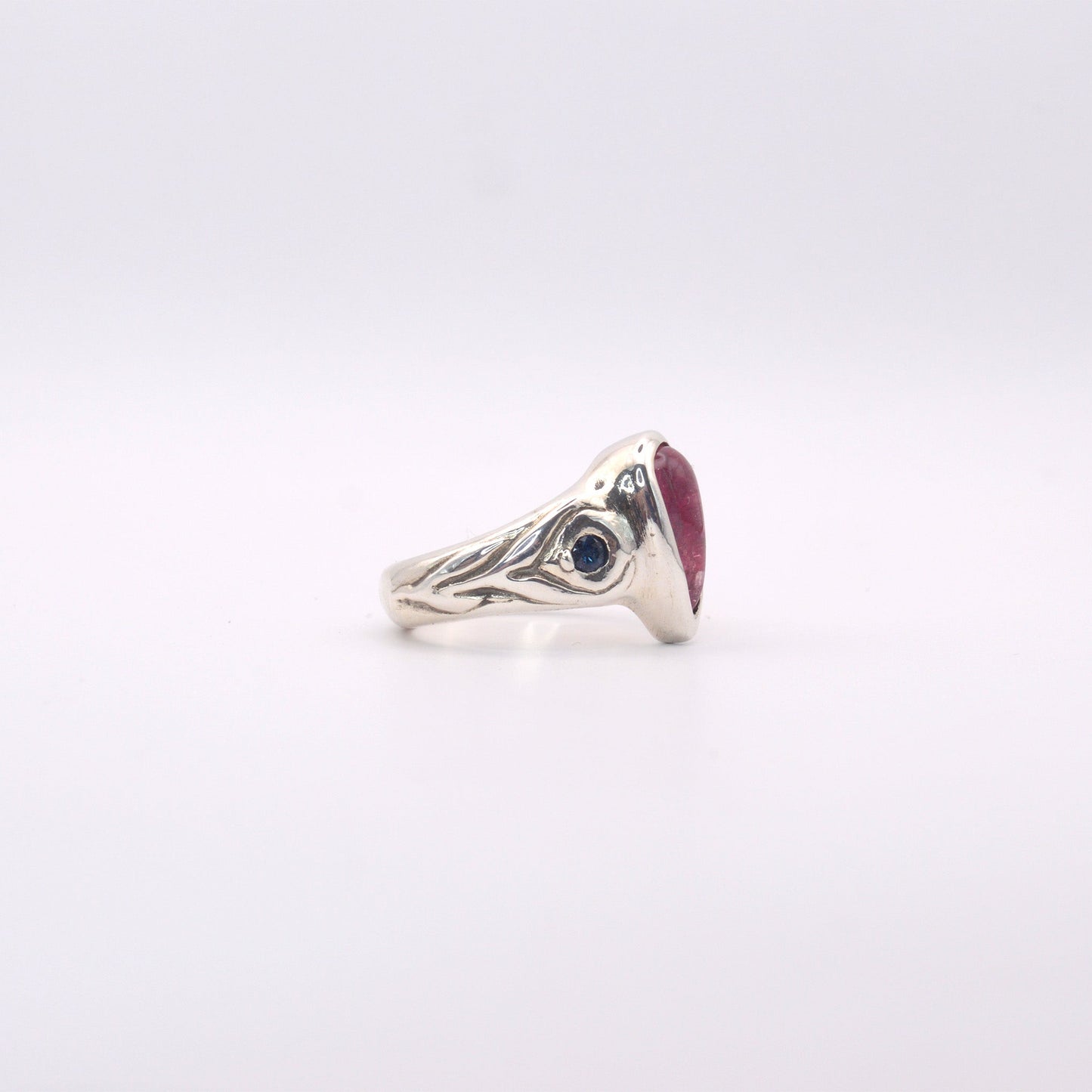 Aphrodite Ring | Mystical Pink Tourmaline & Sapphire Ring