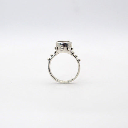 Camelot Ring | Gold & Silver Handcrafted Lemon Quartz Ring