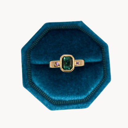 Empress Ring | Handmade 9ct Gold Tourmaline Ring