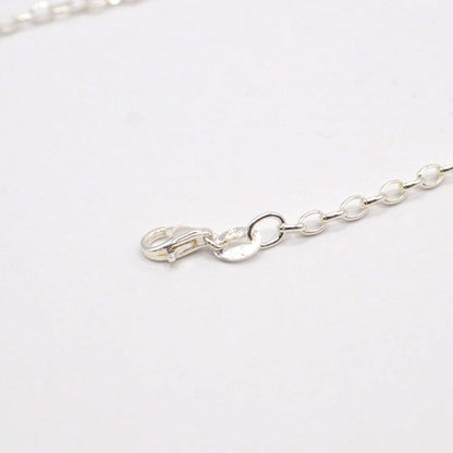 Oval Belcher Chain Necklace