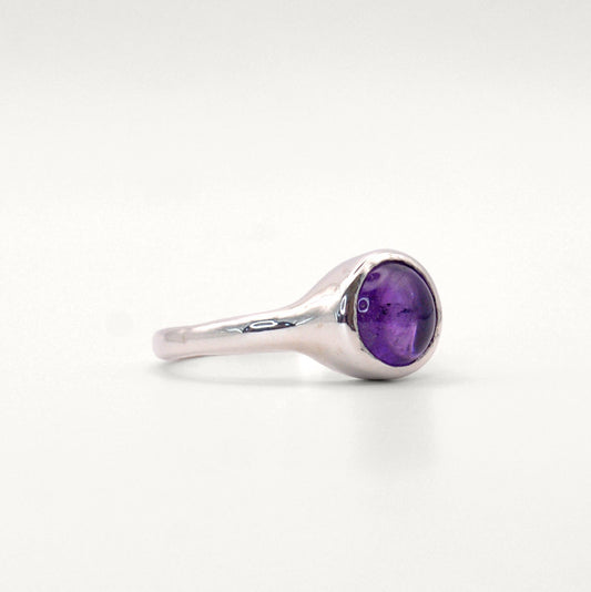 Artemis Ring | Celestial African Amethyst Sterling Silver Ring