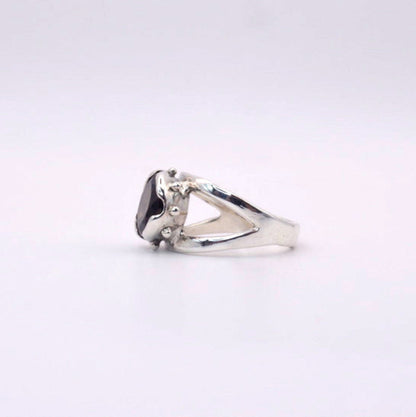 Morgan le Fay Ring | Beautiful Smokey Quartz Silver and Gold Jewellery
