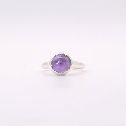 Artemis Ring | Celestial African Amethyst Sterling Silver Ring