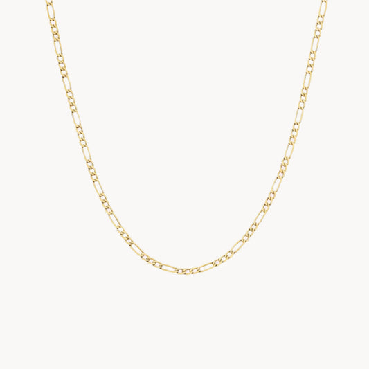 Solid 9ct Gold Figaro Chain